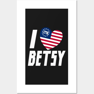 Betsy Ross Flag Victory 1776 Posters and Art